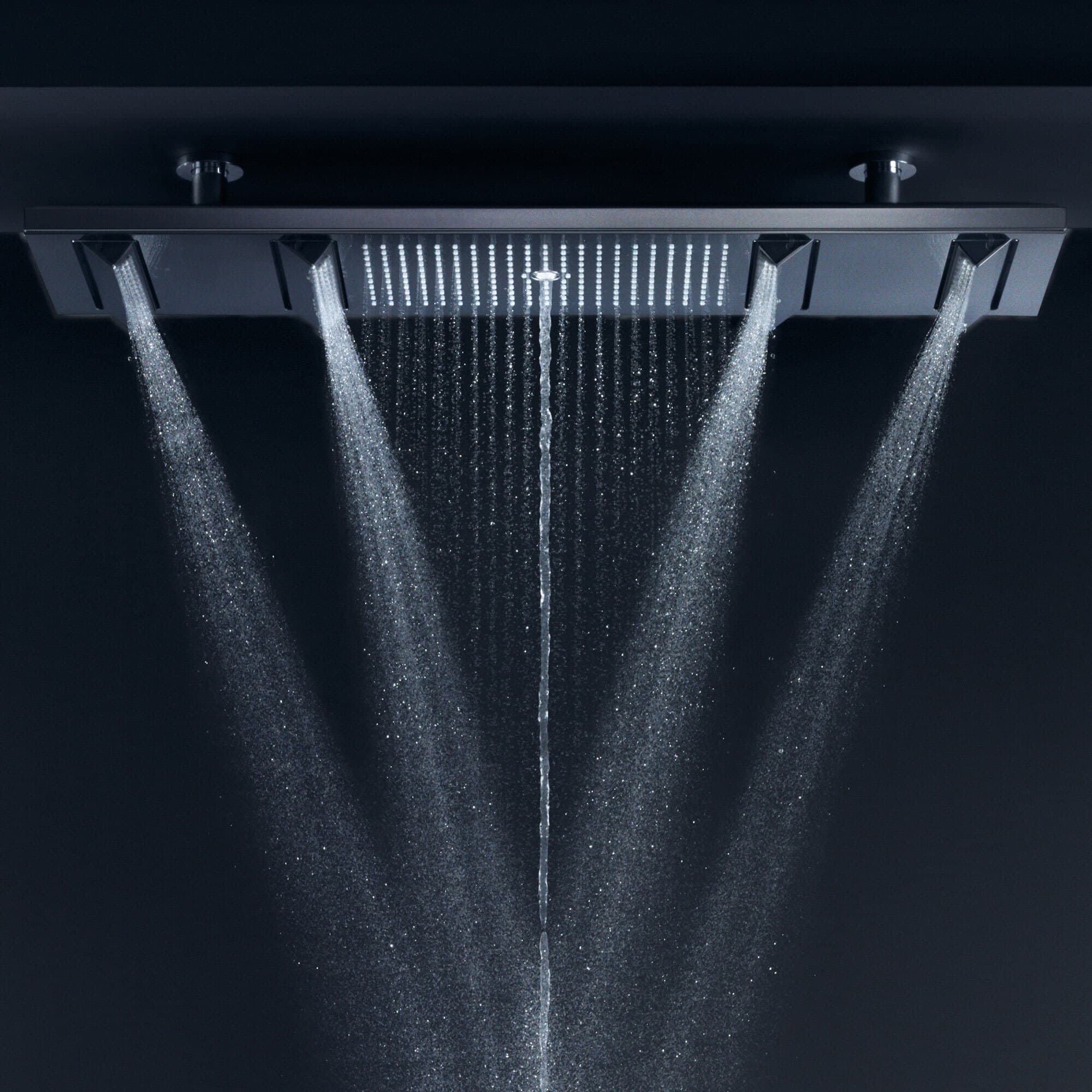 Douche de tête Axor ShowerSolutions 1200 avec éclairage, 4 jets avec raccord au plafond - vue 6