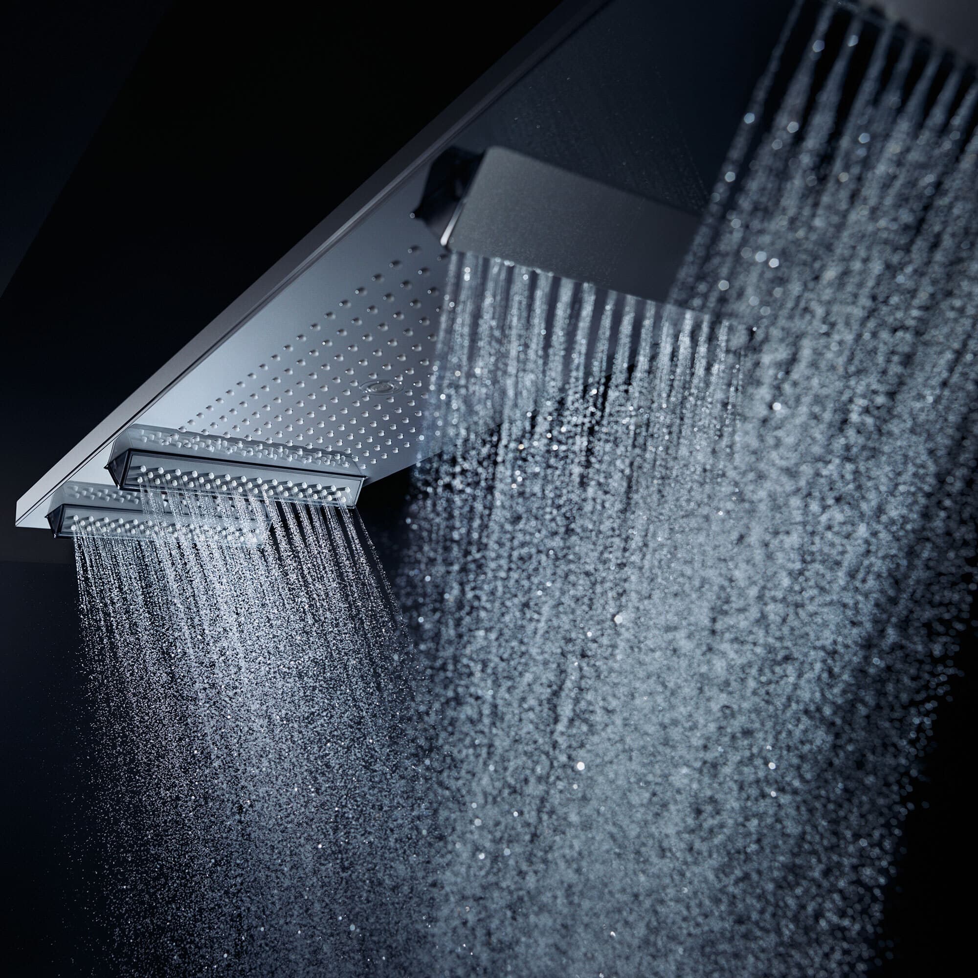 Douche de tête Axor ShowerSolutions 1200 avec éclairage, 4 jets avec raccord au plafond - vue 8
