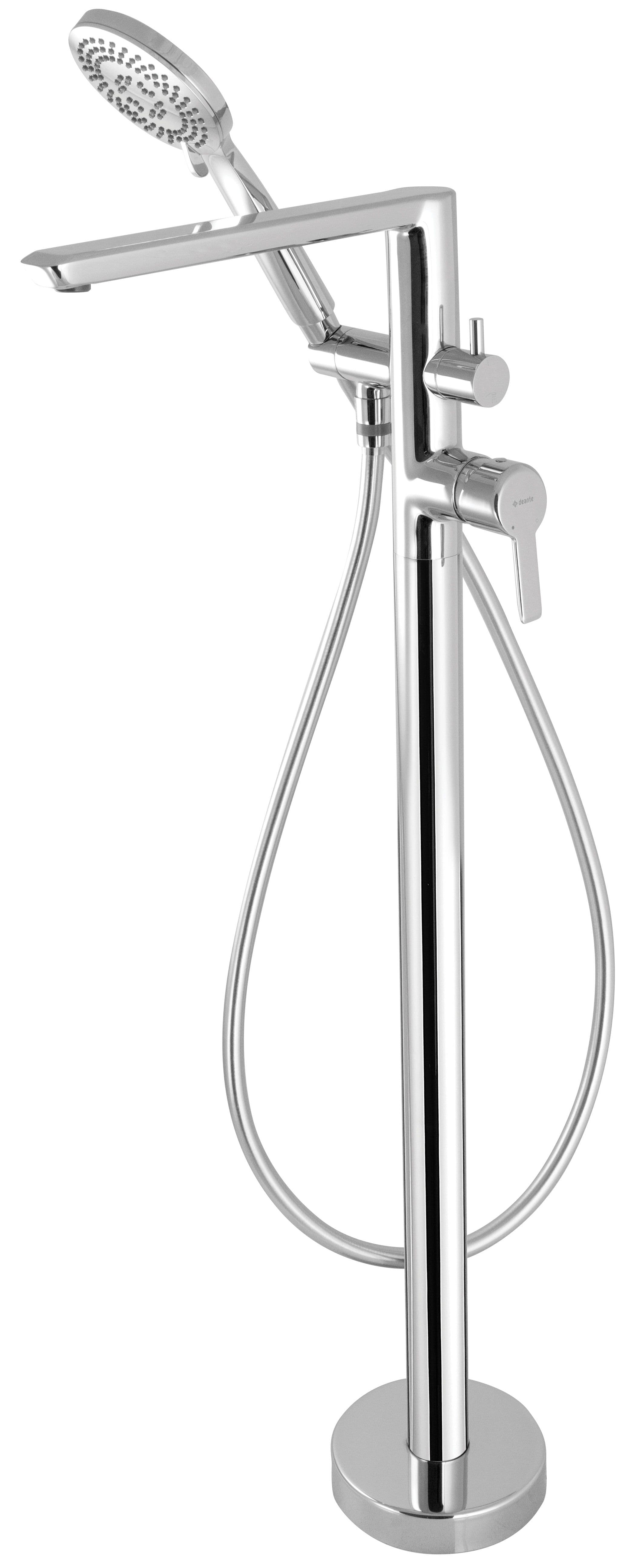 Mitigeur de bain / douche Deante Arnika pour montage au sol en chromé - vue 3