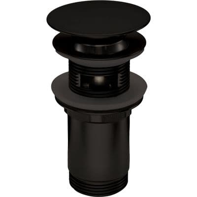 Bonde de lavabo Deante click-clac en noir mat