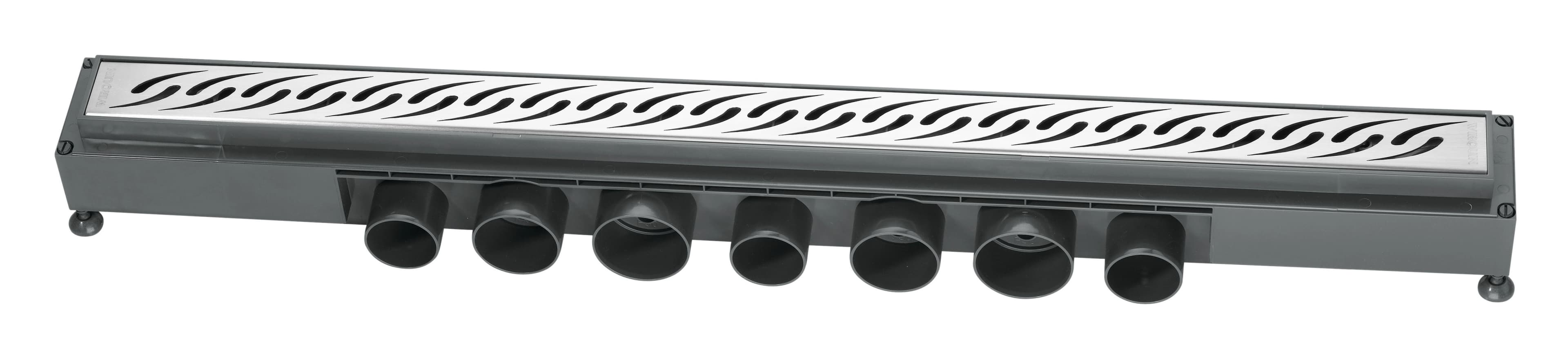 Canivelle de douche Wirquin Venisio 70 cm avec grille gouttes d’eau - débit d'évacuation 84 L/min - vue 5