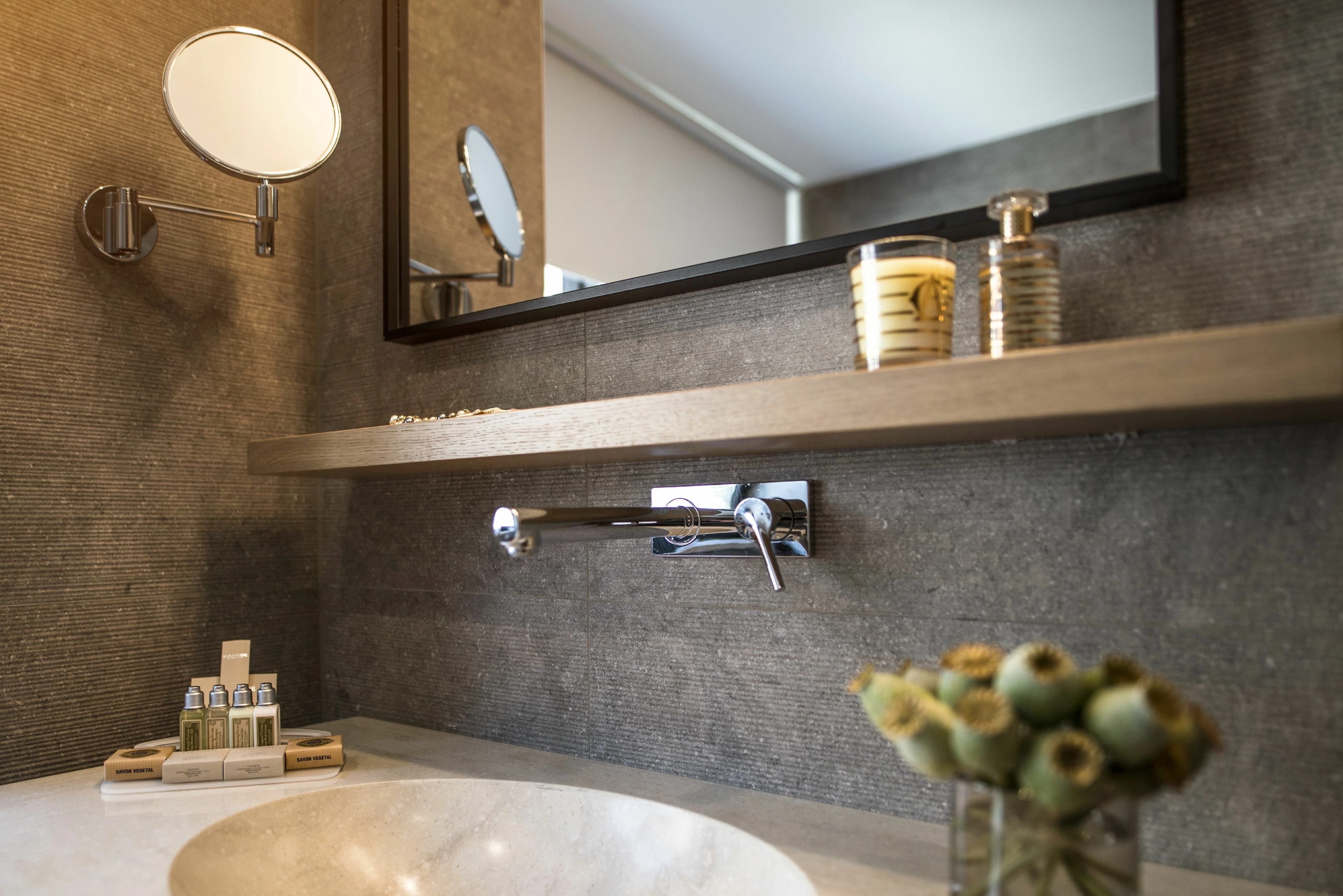 Mitigeur de lavabo encastré Hansgrohe Talis S 225 mm en laiton chromé - vue 3