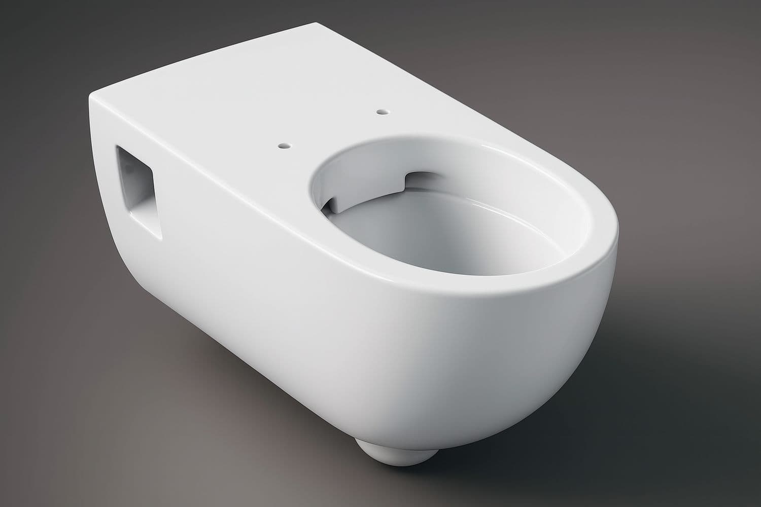 Cuvette suspendue à fond creux Geberit Selnova Comfort, rallongée, semi-carénée, Rimfree