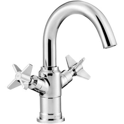 Mélangeur de lavabo Deante Temisto 141 sans bonde en chromé
