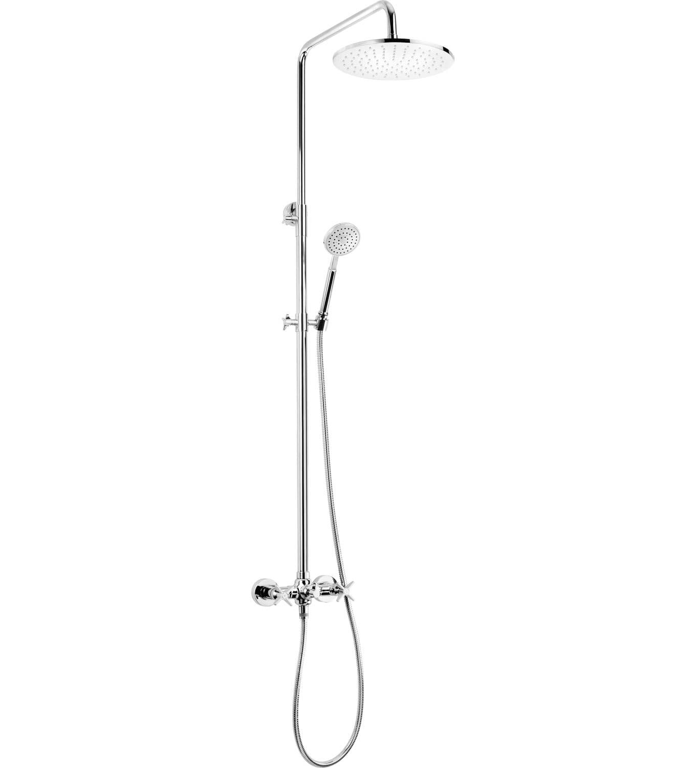 Colonne de douche Deante Temisto 250 avec mitigeur de douche en chromé