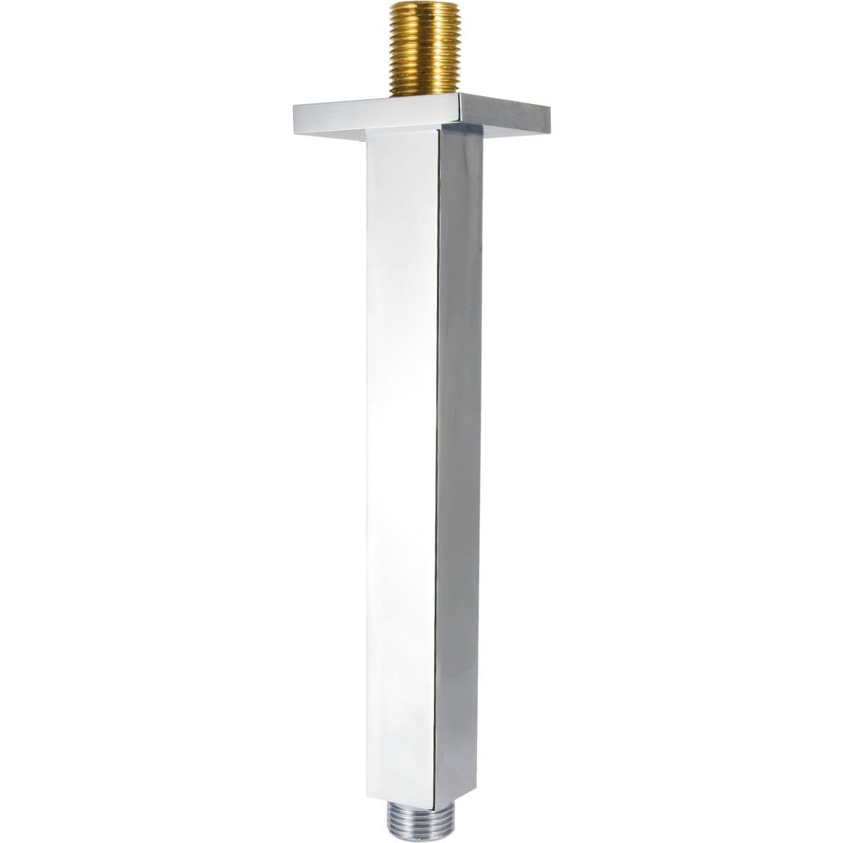 Bras de douche plafonné Deante Cascada 251 mm avec rosace carrée en chromé