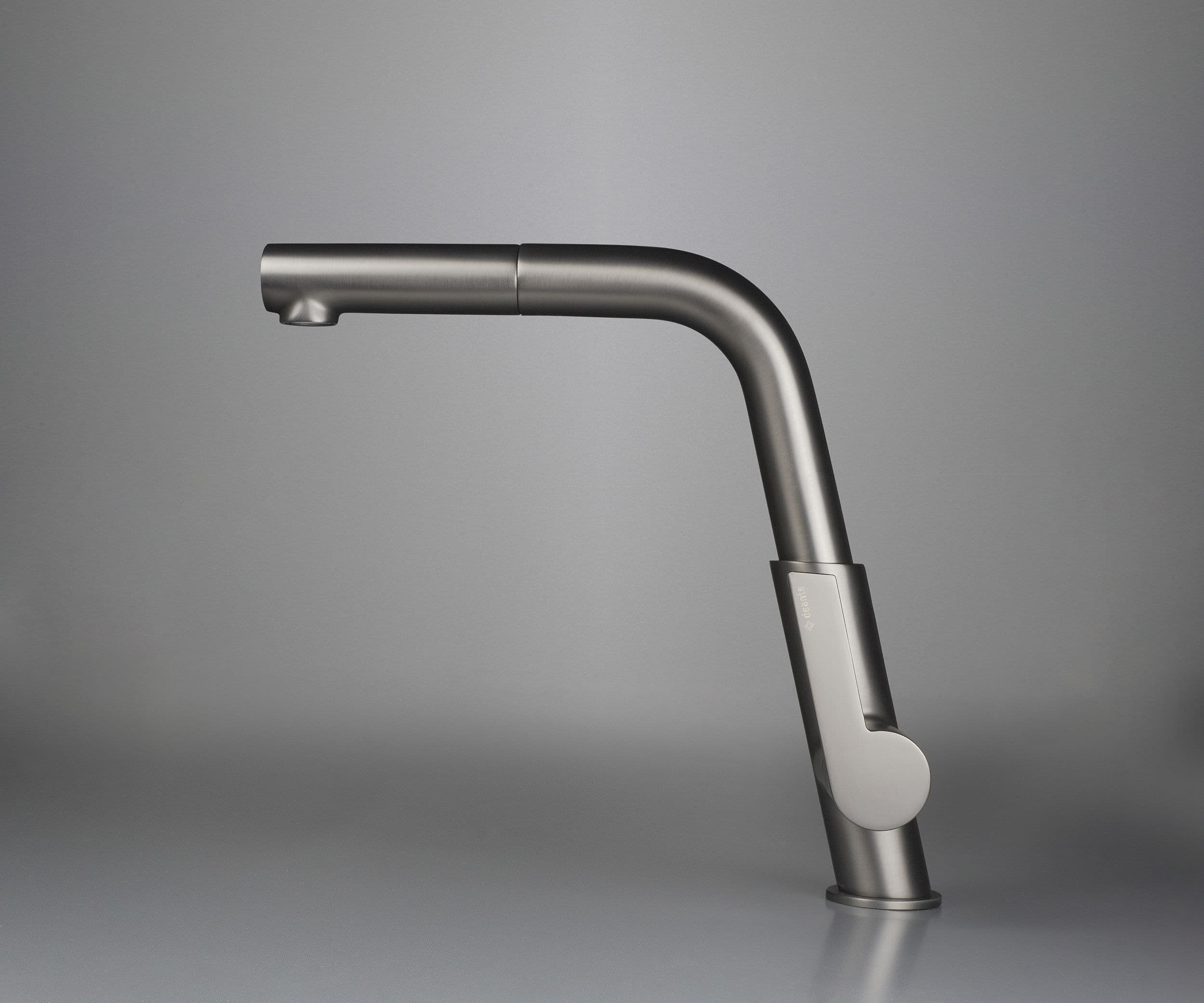 Mitigeur de cuisine Deante Silia avec douchette extractible en titane - vue 3
