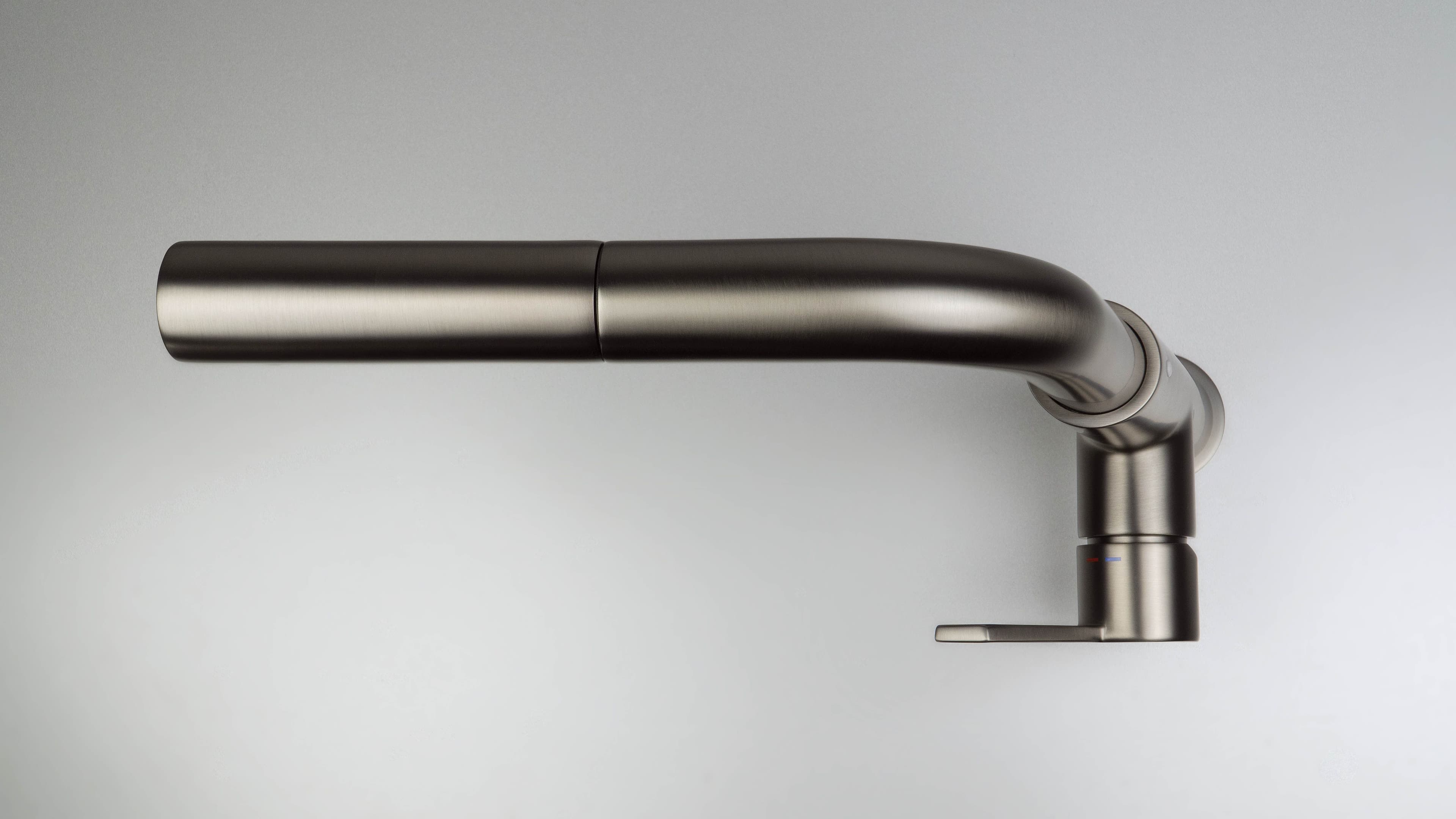 Mitigeur de cuisine Deante Silia avec douchette extractible en titane - vue 5