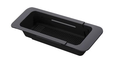 Panier extensible Deante pour évier de cuisine en noir mat
