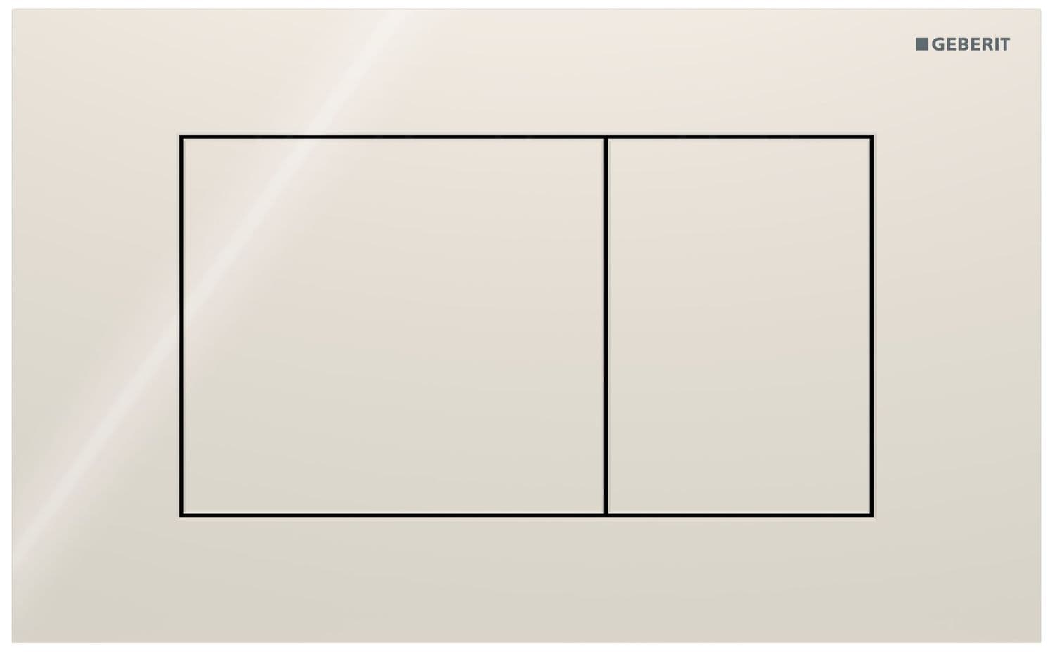 Plaque de déclenchement Geberit Sigma40 square / Gris sable