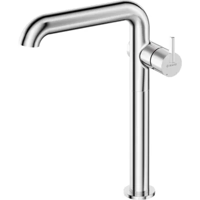 Mitigeur de lavabo rehaussé Deante Silia 265 sans bonde  en chromé