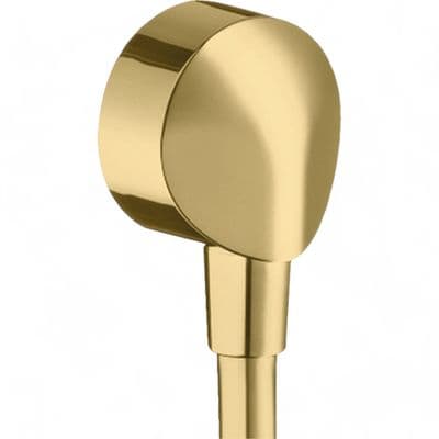 Coude de raccordement Hansgrohe FixFit en doré poli