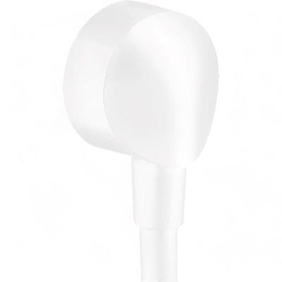 Coude de raccordement Hansgrohe FixFit en blanc mat