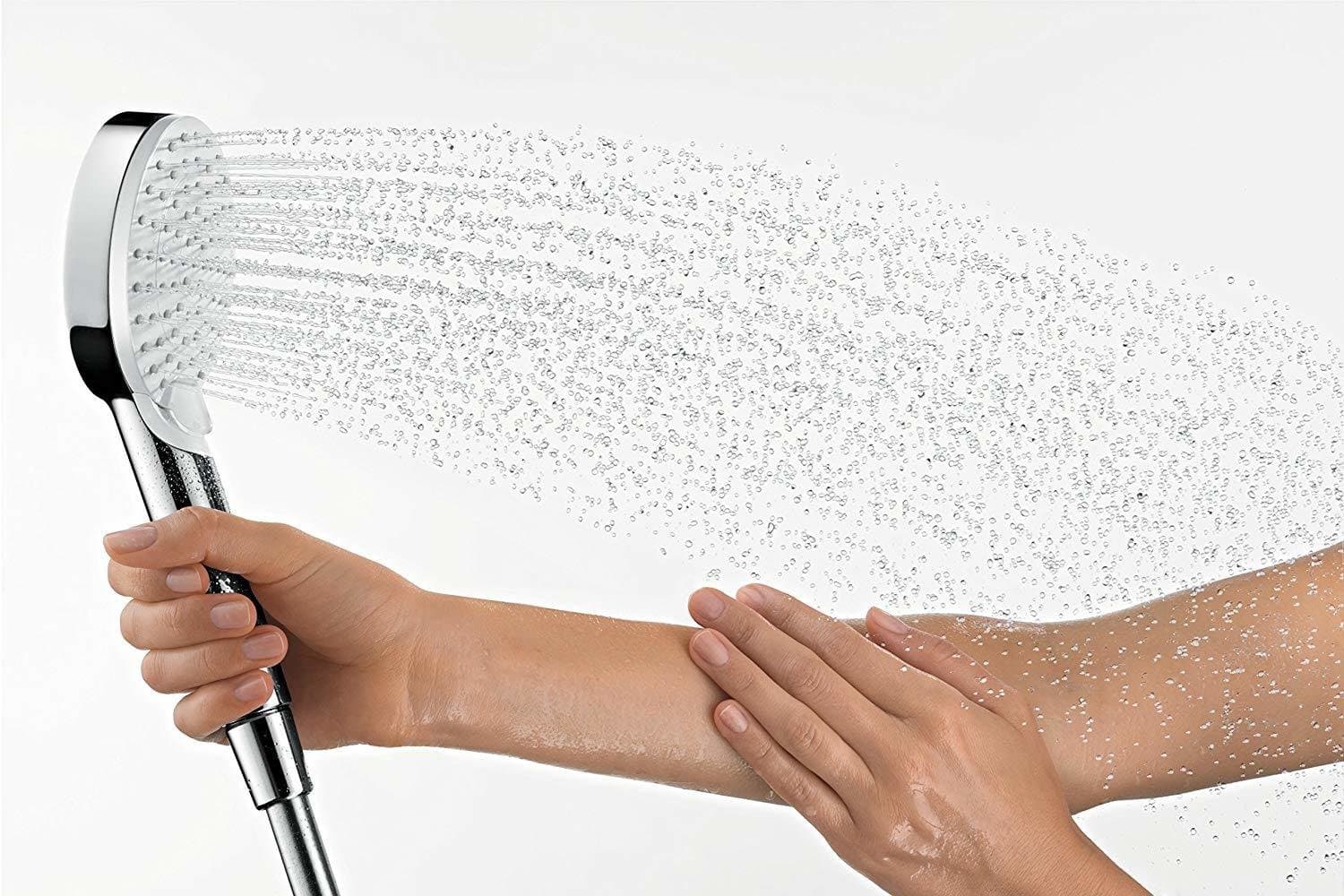 Support mural Hansgrohe avec douchette à main Crometta Vario EcoSmart et flexible Isiflex - vue 4
