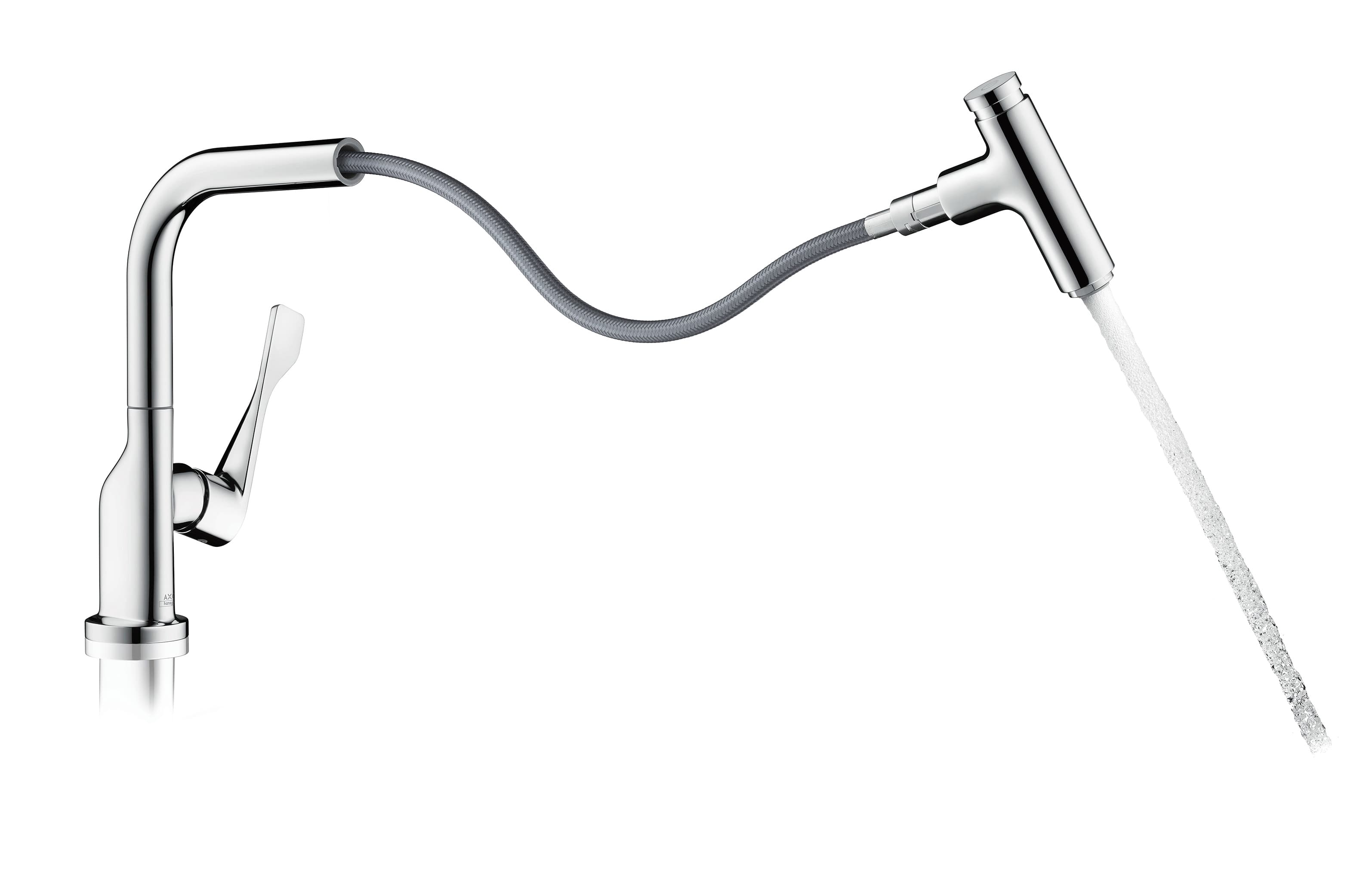 Mitigeur de cuisine Axor Citterio Select avec douchette extractible - vue 3