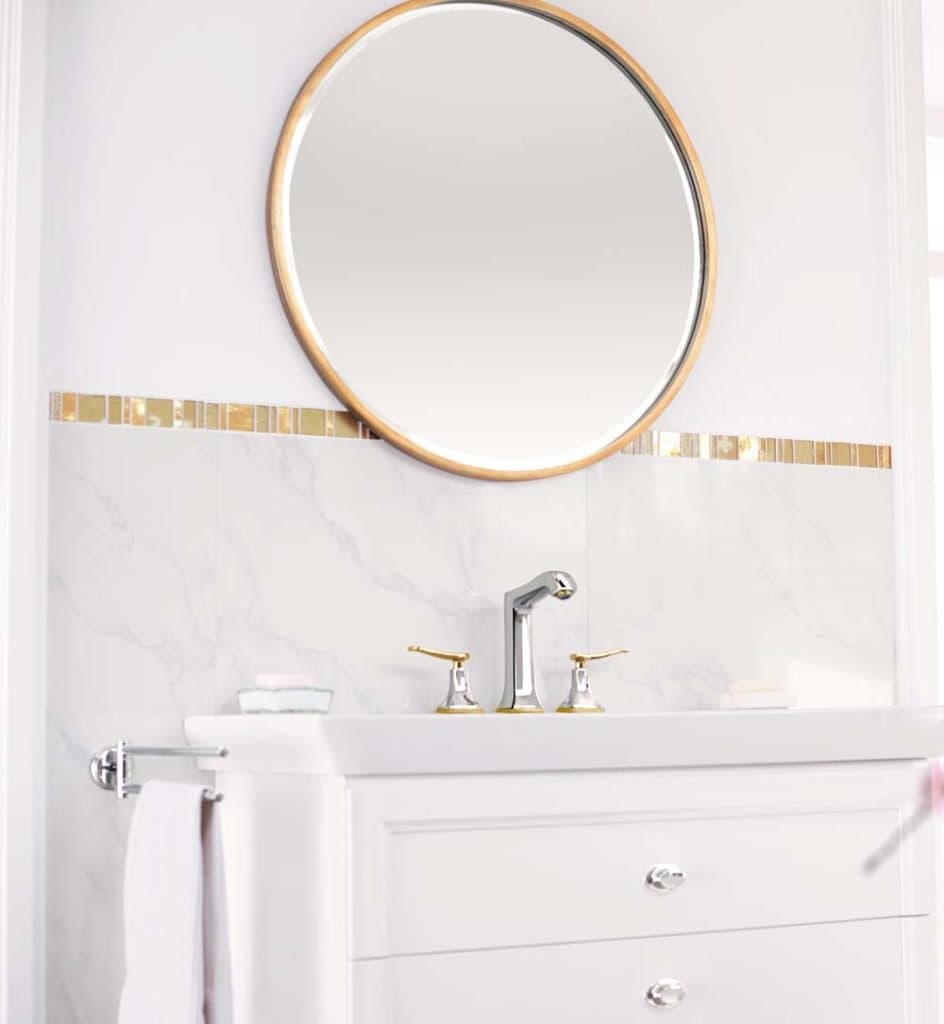 Mélangeur de lavabo Hansgrohe Metropol Classic 3 trous 160 poignées manettes, avec tirette et vidage - vue 3