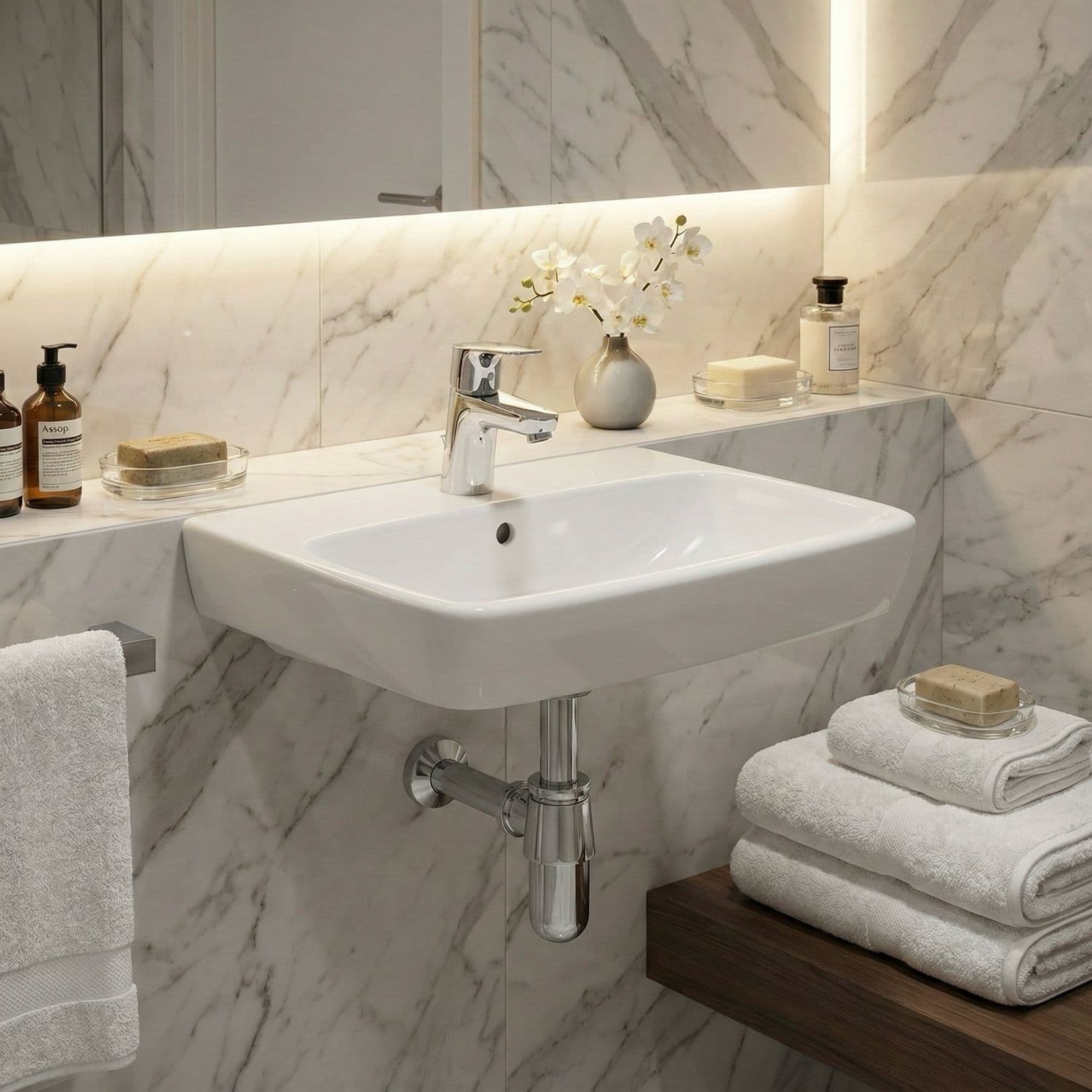 Lavabo Geberit Selnova / Smyle C Square 50 cm