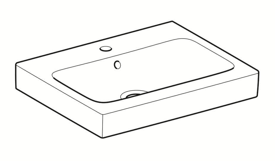 Lavabo Geberit iCon 60 cm - vue 4
