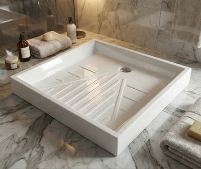 Receveur Fidji 70 x 70 cm ou 80 x 80 cm sans vidage