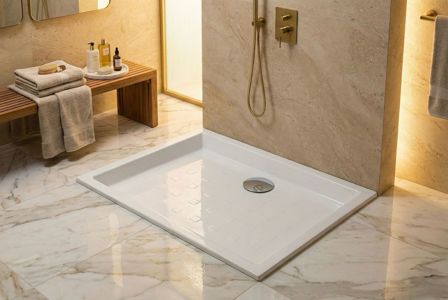 Receveur Novospace 90 x 70 cm sans vidage