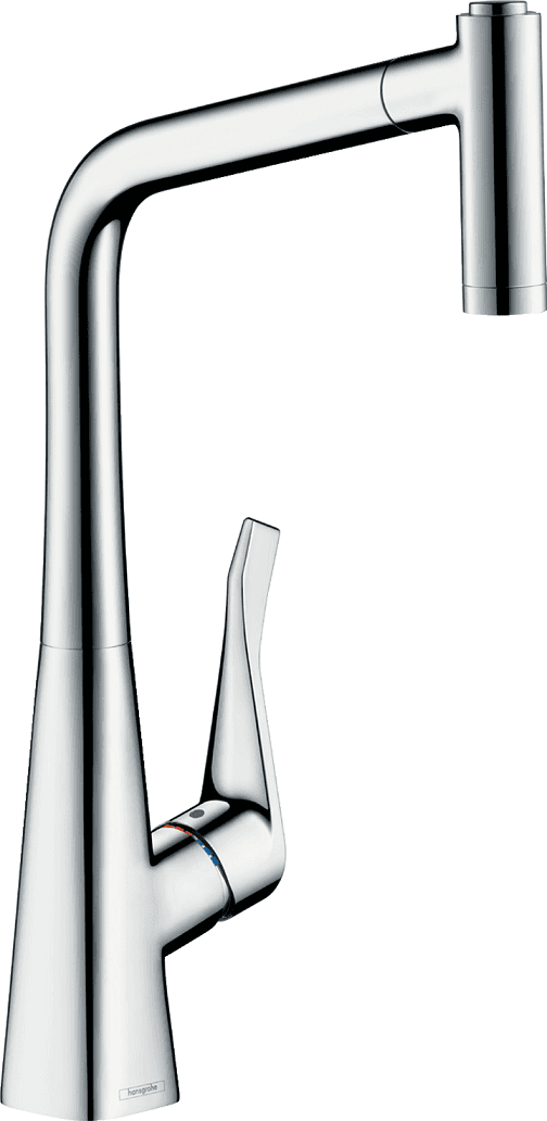 Mitigeur de cuisine Metris Select M71 320 avec douchette extractible 2 jets