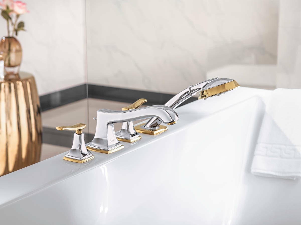 Mélangeur 4 trous pour montage sur bord de baignoire Hansgrohe Metropol Classic - vue 3