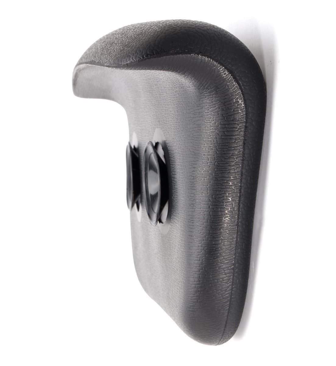 Repose-tête noir de forme rectangulaire, ergonomique et anti-dérapant pour baignoire - vue 3