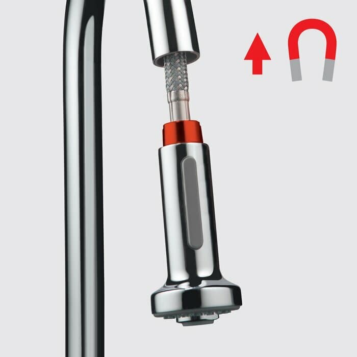 Mitigeur de cuisine Metris M71 320 avec douchette extractible - vue 7