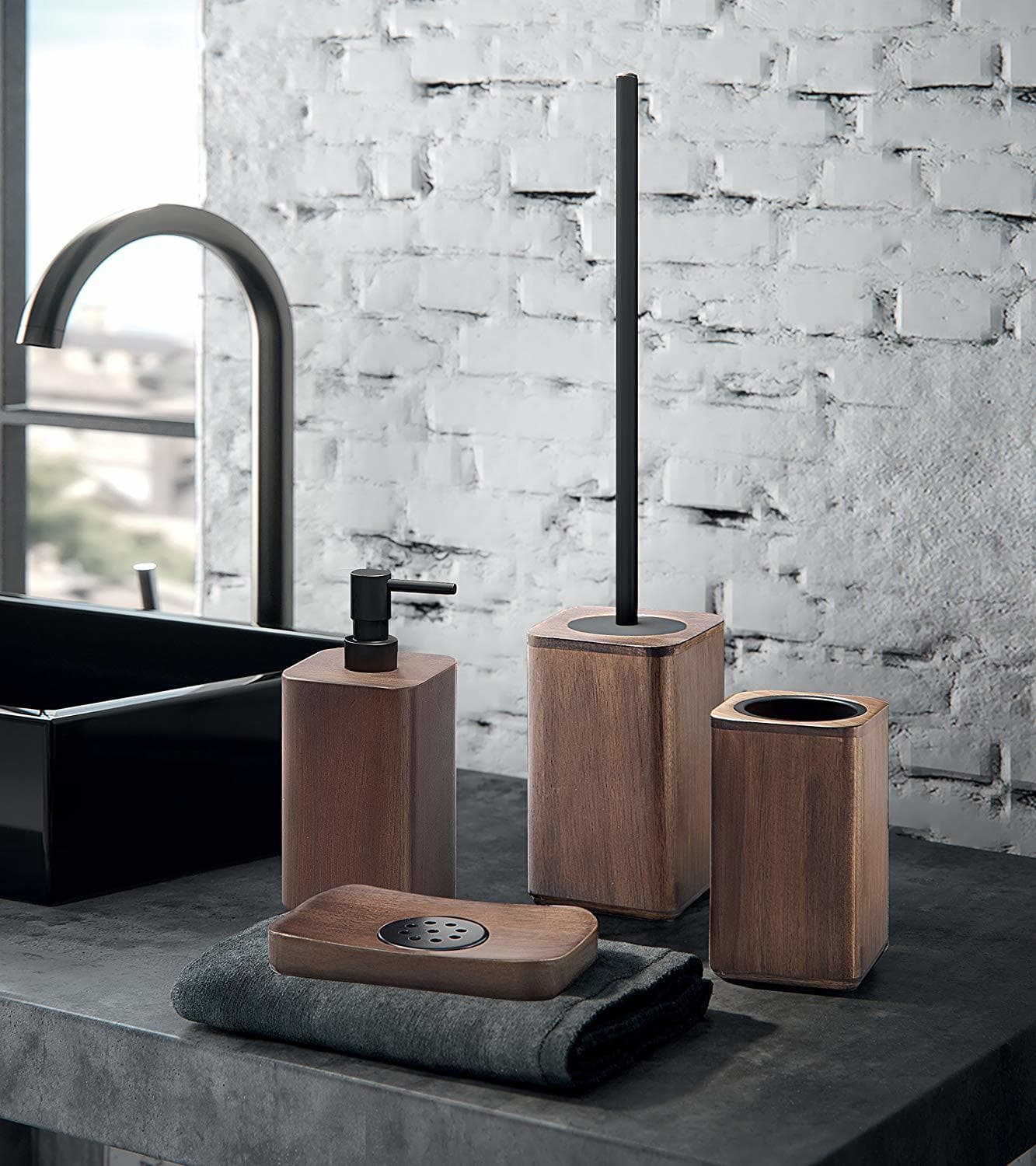 Distributeur de savon Dafne en bambou - vue 3