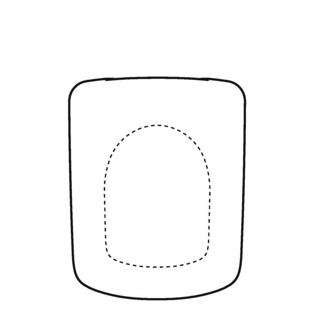 Abattant antibactérien WC Geberit Selnova Square à abaissement standard - vue 4