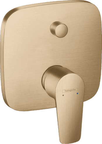 Set de finition pour mitigeur bain / douche encastré Hansgrohe Talis E en bronze brossé