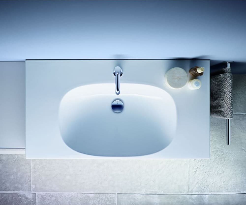 Plan-vasque Geberit Acanto 90 cm - vue 3