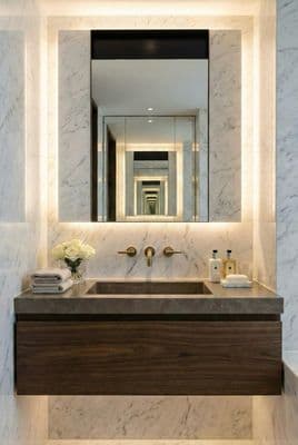 Miroir de salle de bains Aden 60 cm x 34 cm - High Gloss