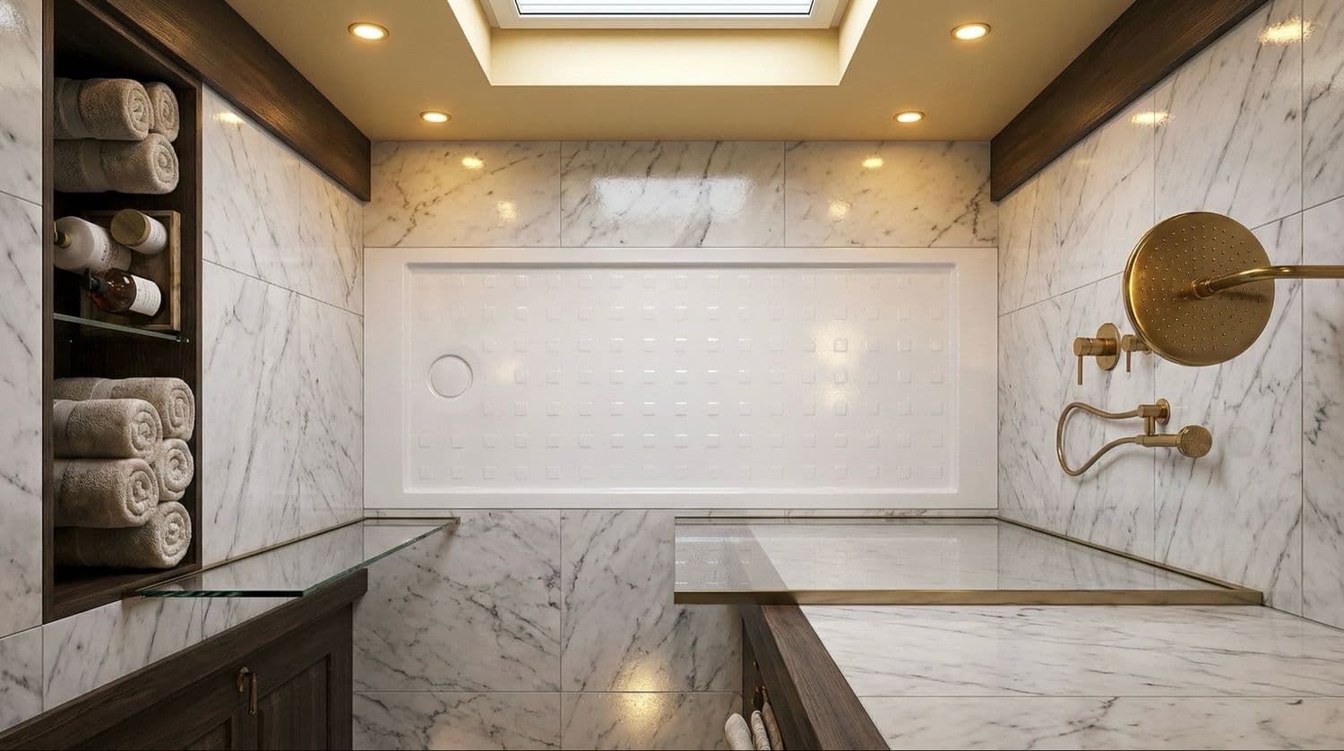 Receveur Duetto 170 x 70 cm sans vidage