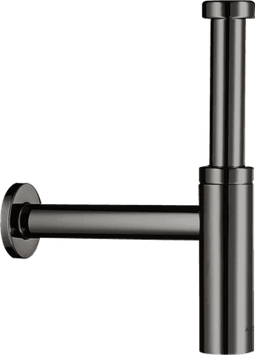 Siphon de lavabo Flowstar S Axor en noir chromé poli