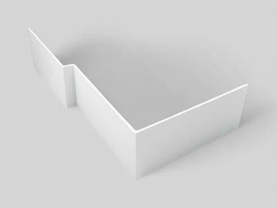 Tablier Bluestone pour baignoire Twin gauche