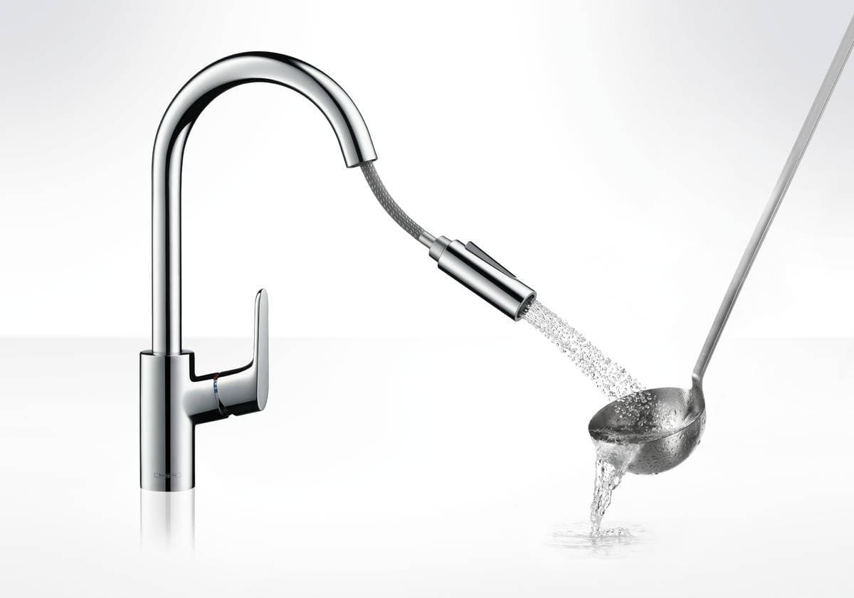 Mitigeur de cuisine Hansgrohe Focus M41 avec douchette extractible - vue 3